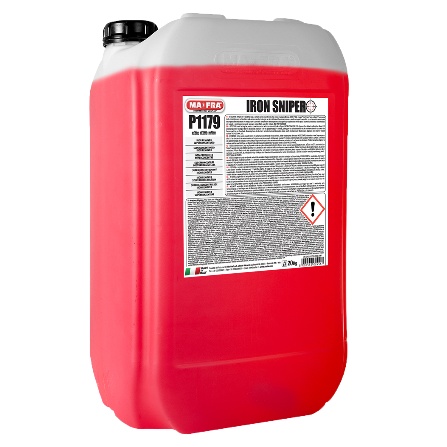 Elimina particelle ferrose Iron Sniper