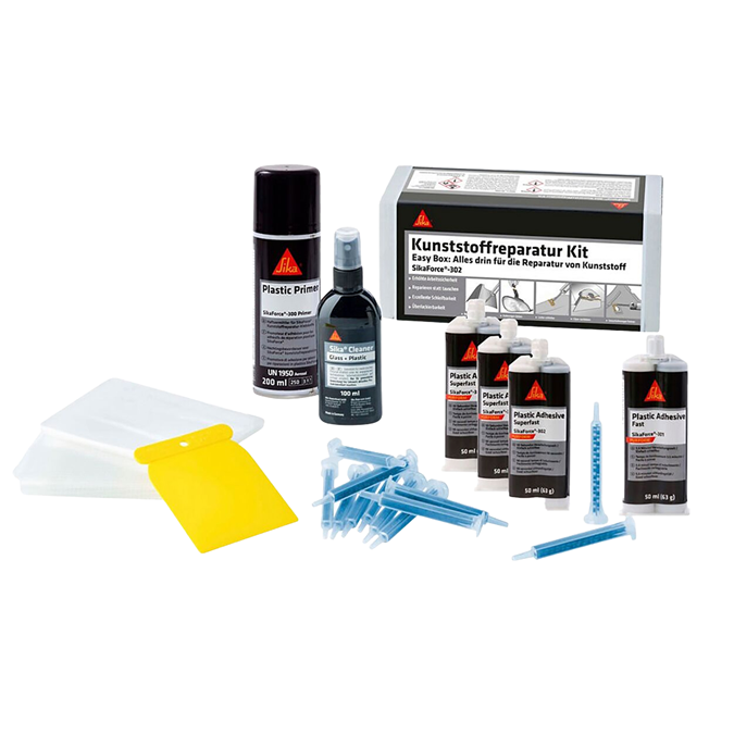 SikaForce 302 Kunststoffreparatur Kit Easy Box