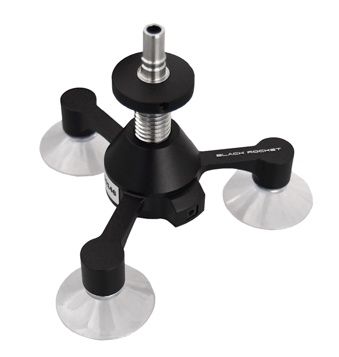 Fixierbrücke, Injektor und UV-LED-Lampe in einem Bauteil